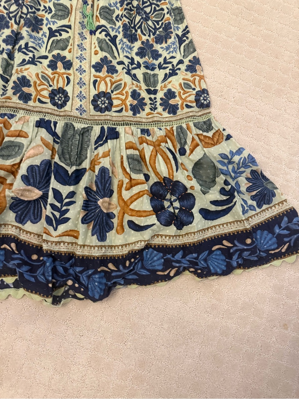 Farm Rio Ocean tapestry maxi dress - Picture 4 of 9
